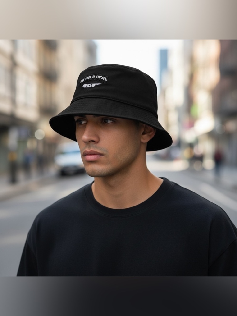 Honduras Flag Embroidered Bucket Hat, Unisex, Casual Street Style